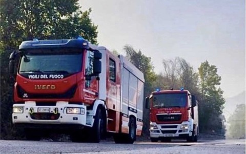 Incendio in un’abitazione a Trenzano, nessun ferito