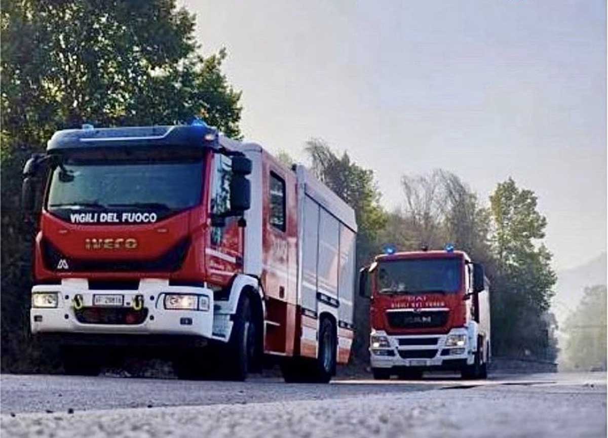Incendio in un’abitazione a Trenzano, nessun ferito