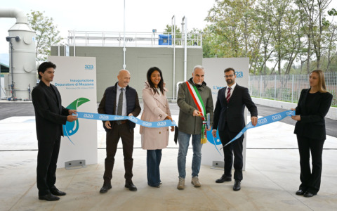 A2A inaugura il nuovo depuratore di Mazzano da 13 milioni